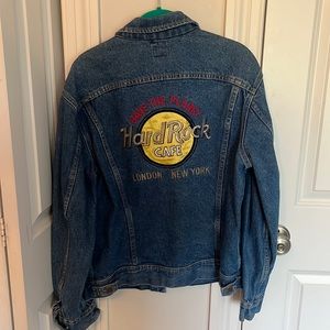 Vintage Hard Rock Cafe Jean Jacket